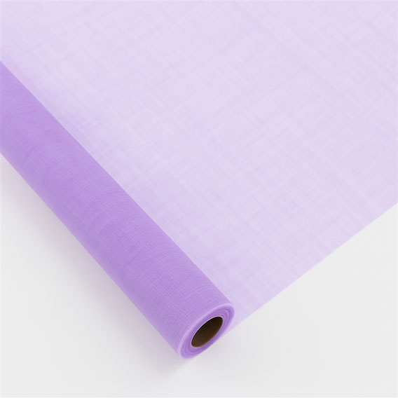 UKRASNA DEKORACIJA U ROLI 47cm x 10 met. ORGANDI - Lila
