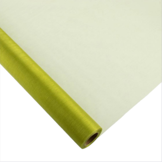 UKRASNA DEKORACIJA U ROLI 47cm x 10 met. ORGANDI - Maslinasto zelena