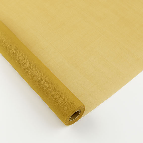 UKRASNA DEKORACIJA U ROLI 47cm x 10 met. ORGANDI - Staro zlato