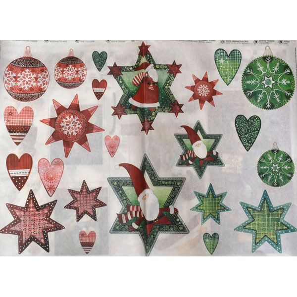SOFTPAPIR 50x70 cm DECOUPAGE - Božićne kuglice