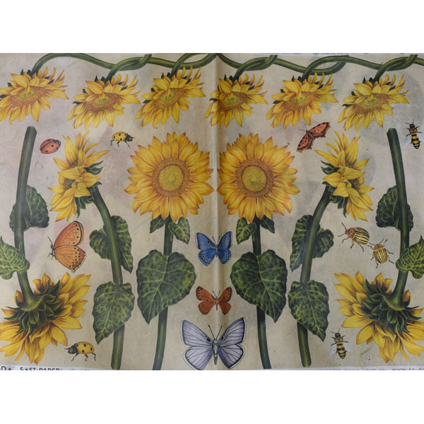 SOFTPAPIR 50x70 cm DECOUPAGE - Suncokret