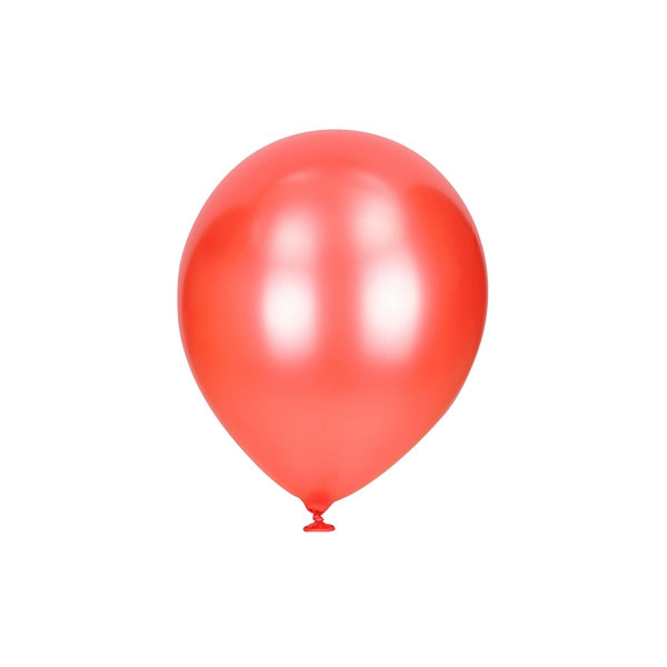 BALONI JEDNOBOJNI fi 15 cm BELBAL - Baloni fi 15 metalik crveni
