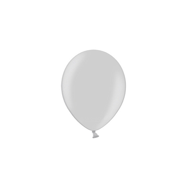 BALONI JEDNOBOJNI fi 15 cm BELBAL - Baloni fi 15 metalik srebrni