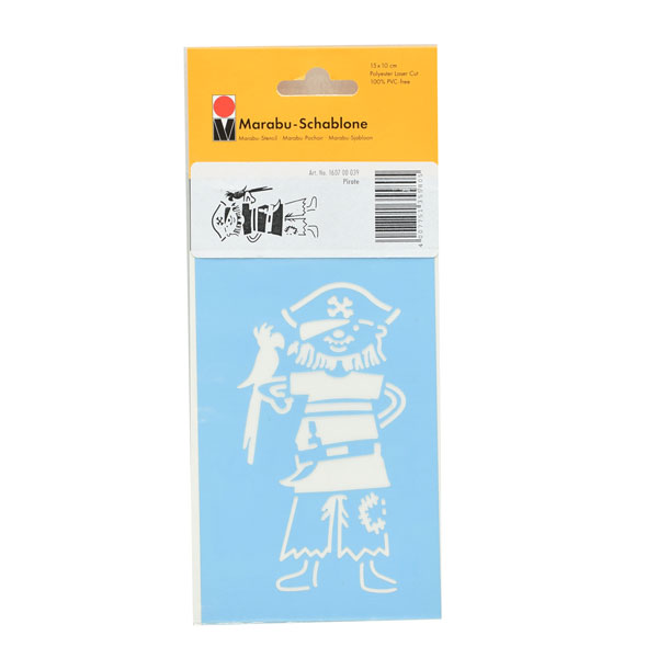 ŠABLONA SAMOLJEPIVA 1/1 10x15 cm MARABU - Šablona Marabu-gusar