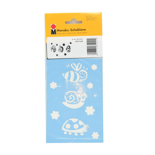 ŠABLONA SAMOLJEPIVA 1/1 10x15 cm MARABU - Šablona Marabu-pčelica, puž