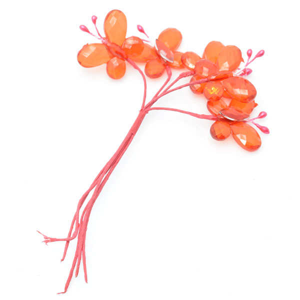 LEPTIRIĆ KRISTALNI 5/1 art. WDF-26 - Leptirić-crvena