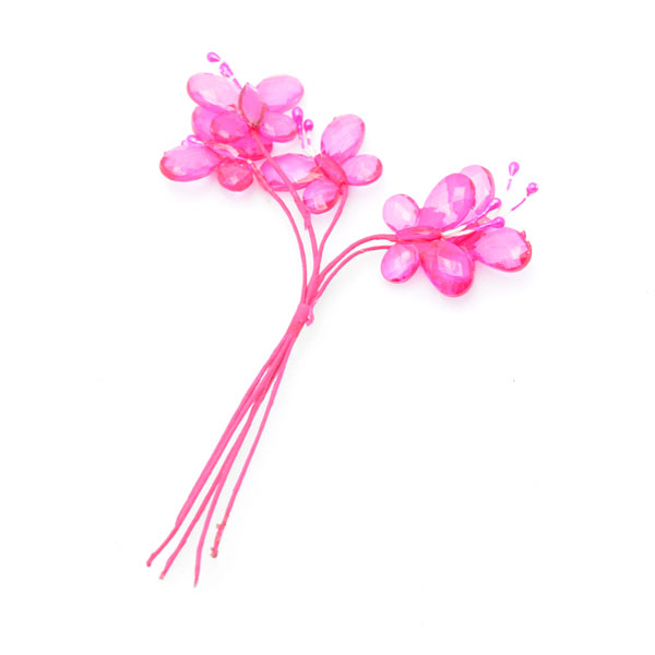 LEPTIRIĆ KRISTALNI 5/1 art. WDF-26 - Leptirić-ciklama