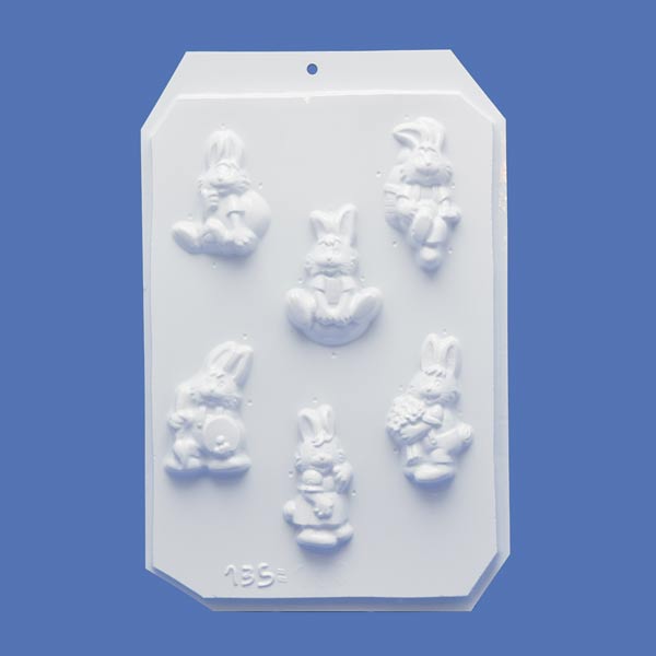 KALUP HOBBY PVC GIESSFORM 17x24 cm - Kalup Zečići