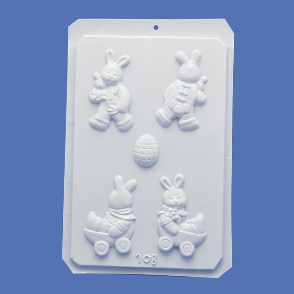 KALUP HOBBY PVC GIESSFORM 17x24 cm - Kalup Zečići*