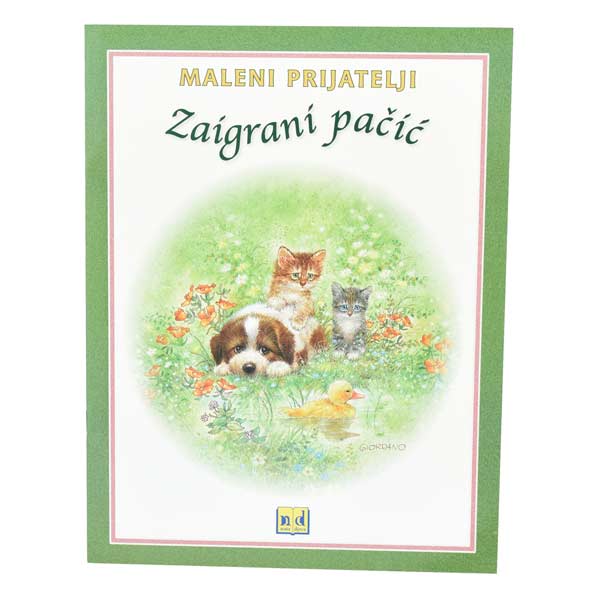 SLIKOVNICA "MALENI PRIJATELJI" 7035/1-4 - Zaigrani pačić