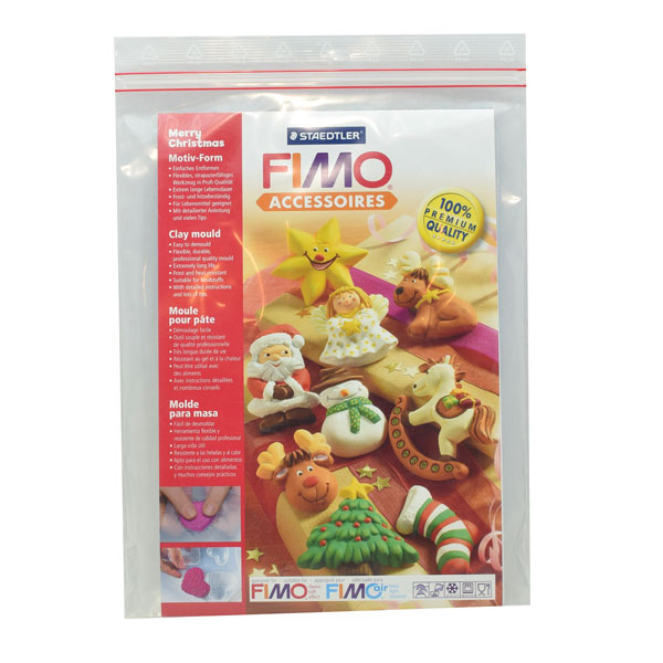 KALUP ZA MODELIRANJE 16x23 cm FIMO - STAEDTLER - Kalup Fimo-Božić figurice