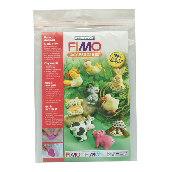 KALUP ZA MODELIRANJE 16x23 cm FIMO - STAEDTLER - Kalup Fimo-životinje