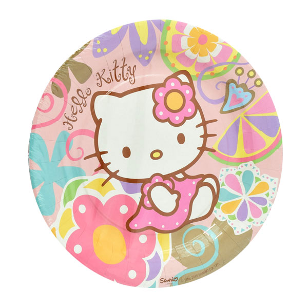 PAPIRNATI TANJURI 10/1 fi 20 cm DISNEY MOTIVI - Hello Kitty*