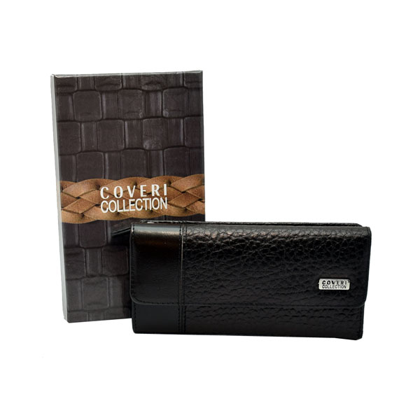 NOVČANIK KOŽNI ŽENSKI "COVERI COLLECTION" 503B802 - Novčanik Collection-crni