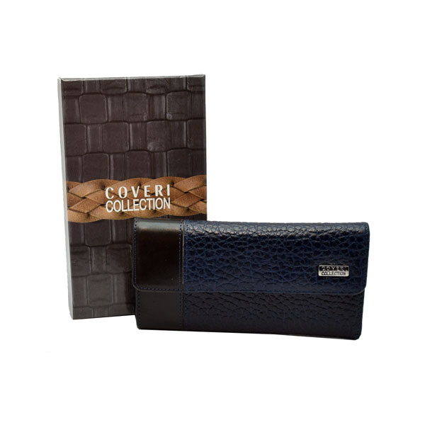 NOVČANIK KOŽNI ŽENSKI "COVERI COLLECTION" 503B802 - Novčanik Collection-tamno plavi