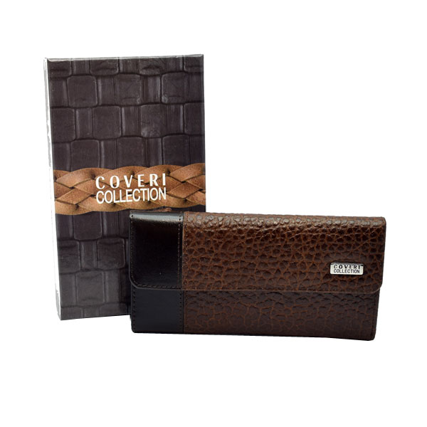 NOVČANIK KOŽNI ŽENSKI "COVERI COLLECTION" 503B802 - Novčanik Collection-tamno smeđi