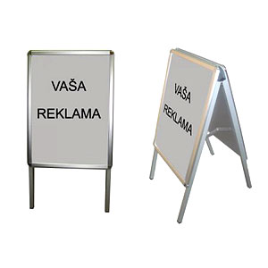REKLAMNI ALU OKVIR NA STALKU B-2 "A-BOARD"