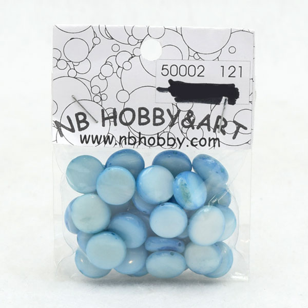 PERLE JEDNOBOJNE fi 10 mm 35/1 art.50002 - Perle 35/1-plave