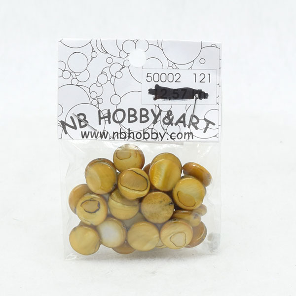PERLE JEDNOBOJNE fi 10 mm 35/1 art.50002 - Perle 35/1-smeđe