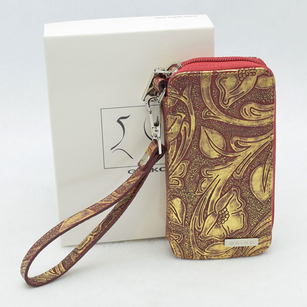 ETUI ZA MOBITEL I KARTICE KOŽNI 39-0509 GALKO - Etui Galko-zlatni