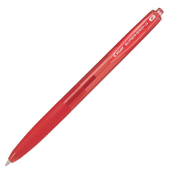 KEMIJSKA OLOVKA PILOT SUPER GRIP "G" BPGG-8R-F - Pilot-crvena