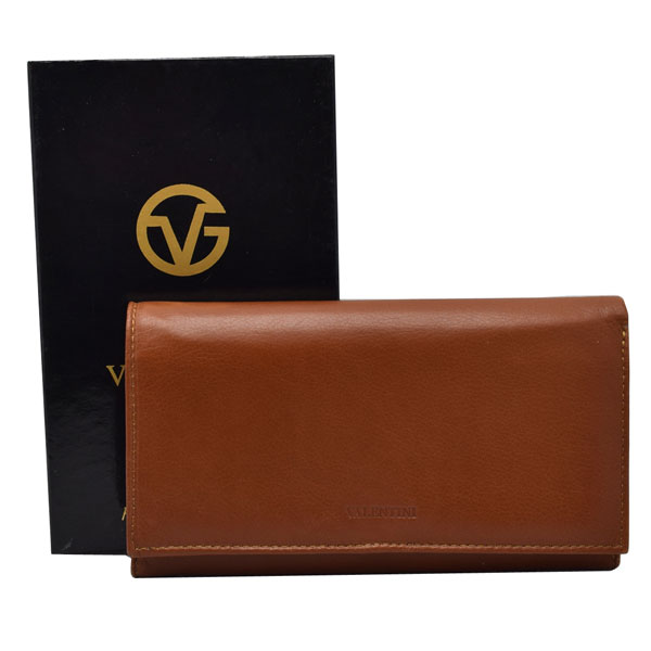 NOVČANIK KOŽNI ŽENSKI VALENTINI art. 306895 - Valentini-smeđi