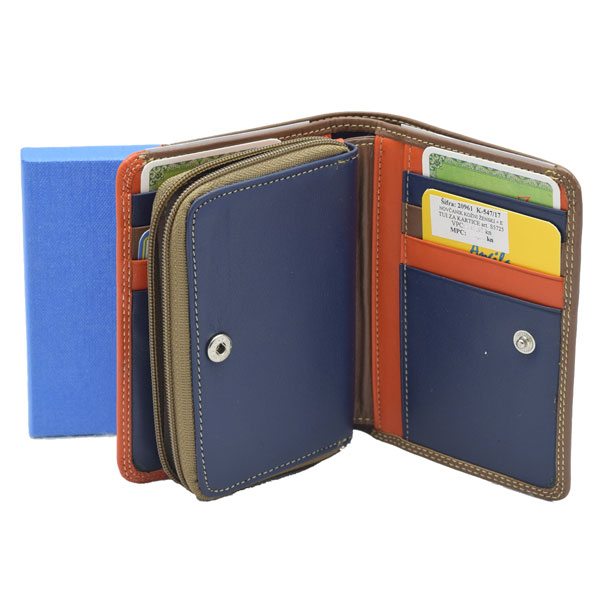 NOVČANIK KOŽNI ŽENSKI + ETUI ZA KARTICE