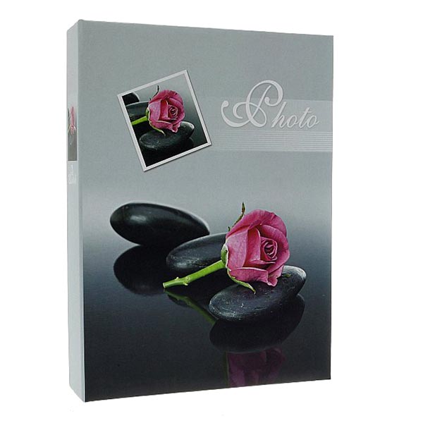 FOTO ALBUM 10x15 cm 200 SLIKA MM46200 FLOWER - Flower-sivi