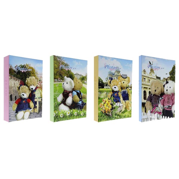 FOTO ALBUM 10x15 cm 200 SLIKA MM46200 BEAR3 - Bear 3-sort motivi