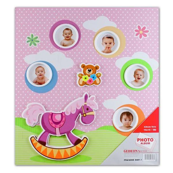 FOTO ALBUM 10x15 cm 180SLIKA PP46180 - Baby7A-roza