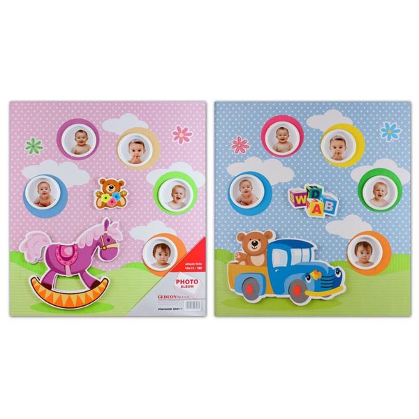 FOTO ALBUM 10x15 cm 180SLIKA PP46180 - Baby7A-sort motivi