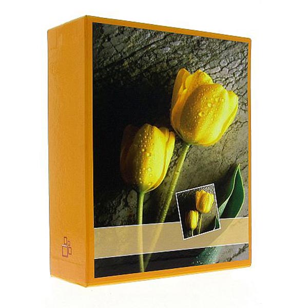 FOTO ALBUM 10x15 cm 300 SLIKA BCR46300/2WB - Flower-narančasti
