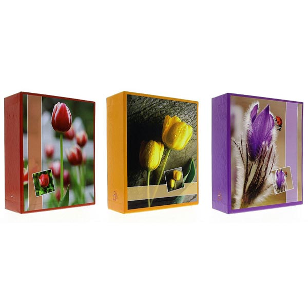 FOTO ALBUM 10x15 cm 300 SLIKA BCR46300/2WB - Flower-sort motivi