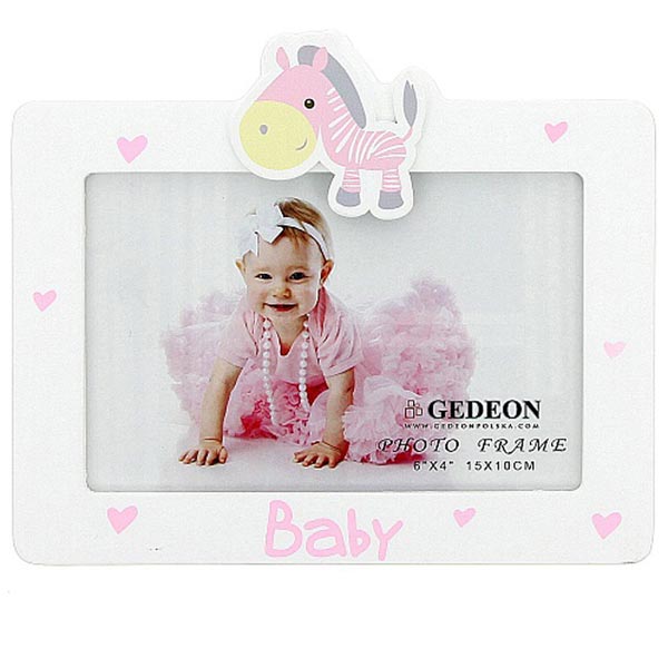 OKVIR ZA SLIKE 15x10 cm DECOR BABY B0546 GEDEON - B0546-roza