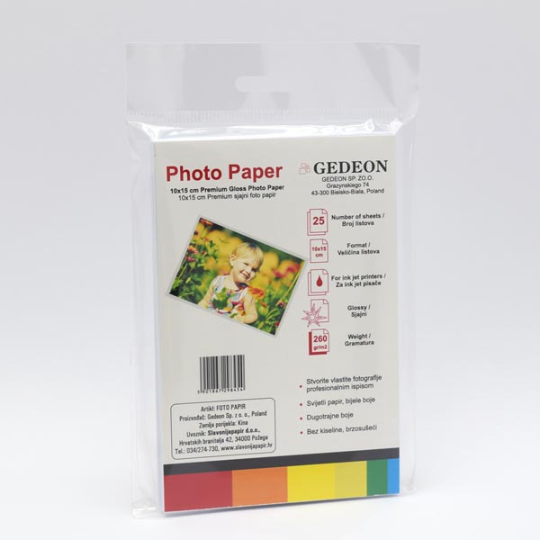 Foto papir 10x15-glossy