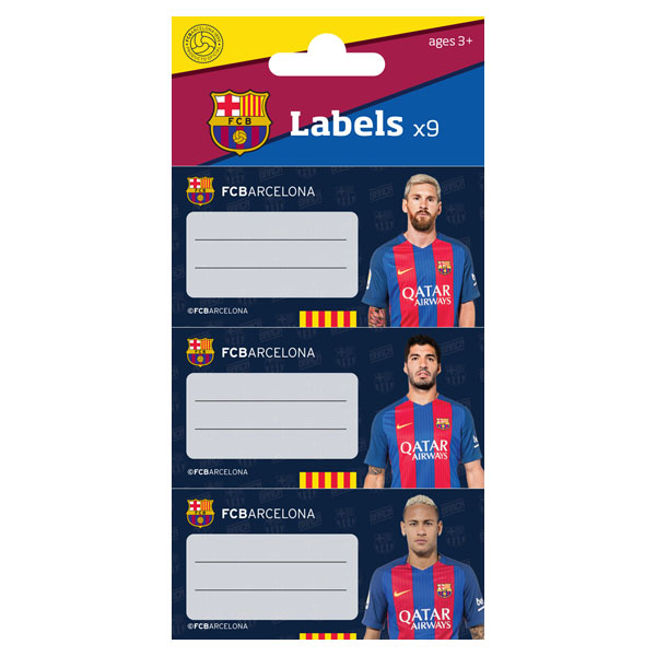 ETIKETE ŠKOLSKE 9/1 BARCELONA/REAL MADRID - Barcelona