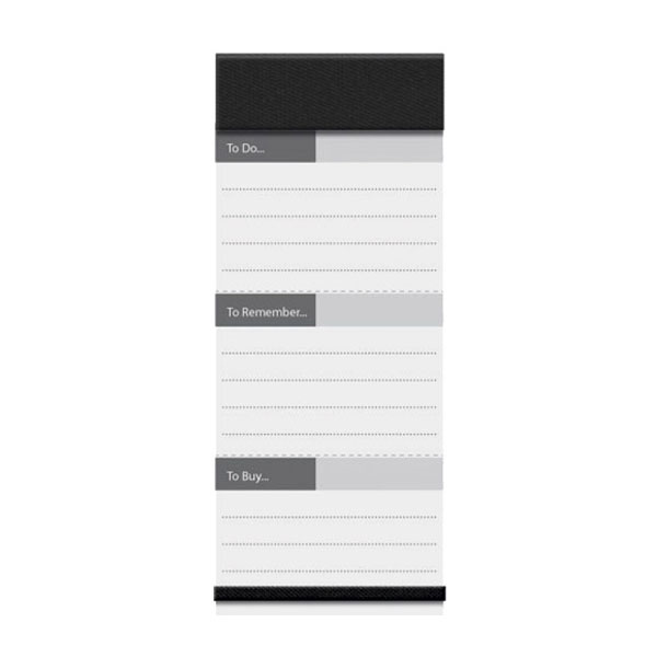 BLOK MAGNETNI 8X22 cm 75 L QUARTET art. 1903789 - Blok To-do-crni