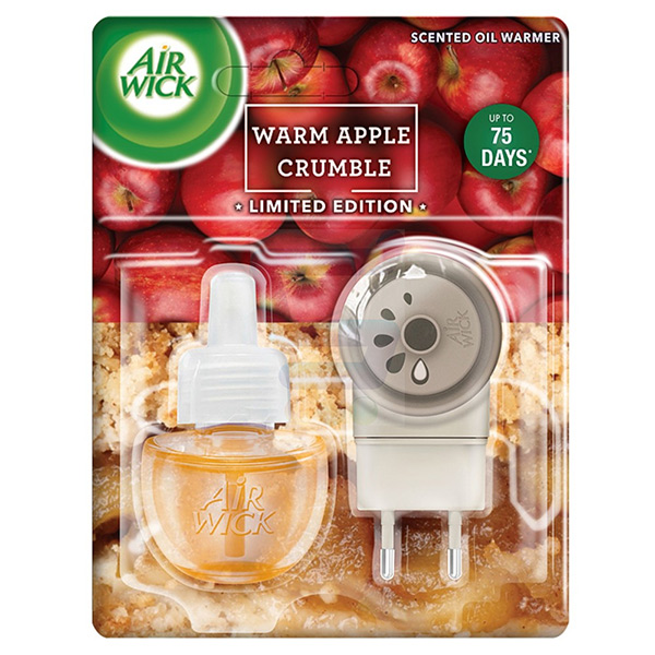 AIR WICK ELEKTRO APARAT + ULOŽAK 19 ml - Warm apple