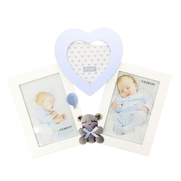 OKVIR ZA SLIKE 15x10 cm/2 + 10x10 cm  MULTI B363Q -  MULTI B363Q-plavi