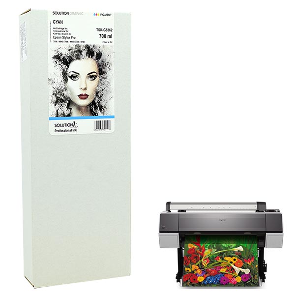 INK JET TINTA EPSON T6362 700 ml. CYAN GRAPHIC