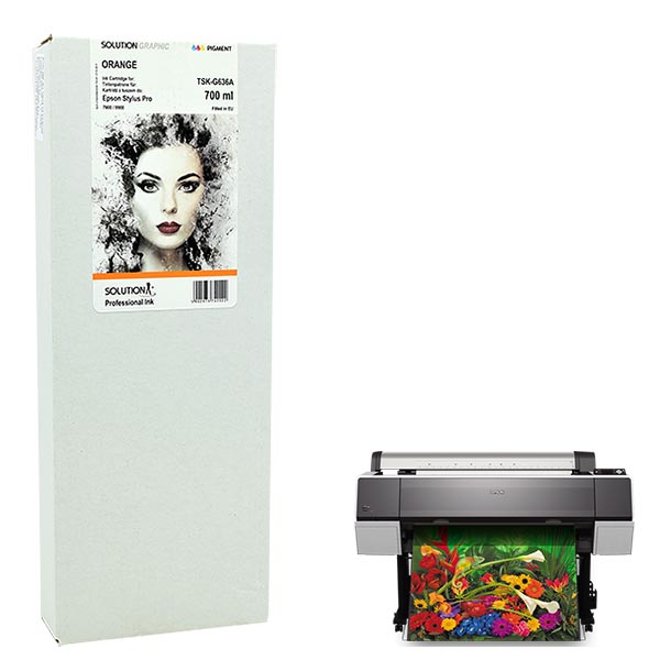 INK JET TINTA EPSON T636A 700 ml. ORANGE GRAPHIC