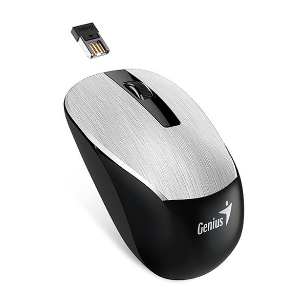 MIŠ OPTIČKI BEŽIČNI GENIUS NX-7015 USB 2.0 - Miš Genius NX-7015 srebrni
