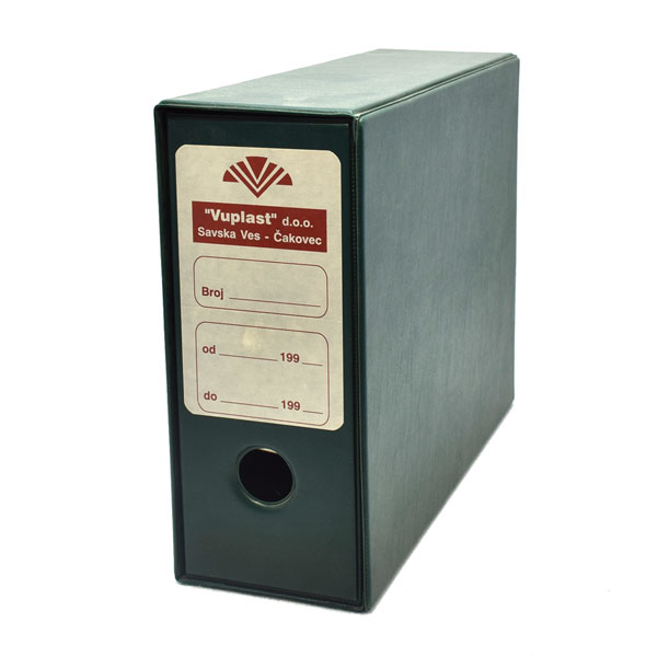 REGISTRATOR A-5 ŠIROKI PVC RECOL - Registrator A-5 tamno zeleni