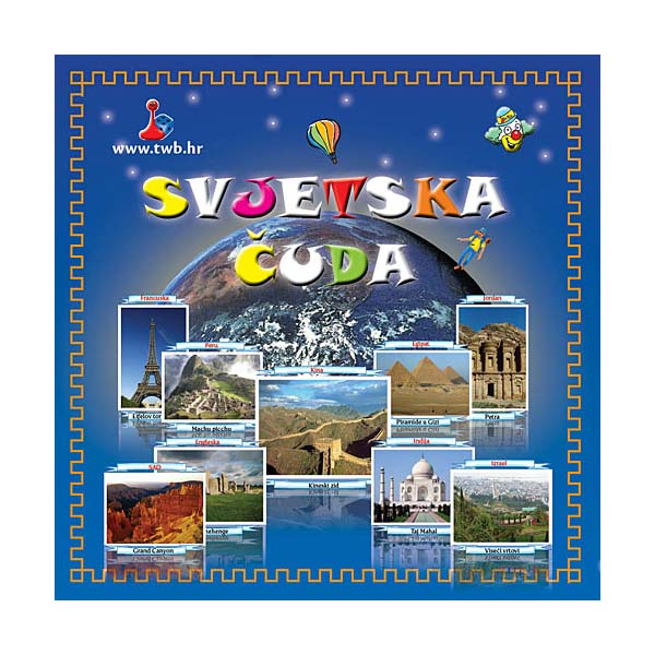 IGRA ČOVJEČE NE LJUTI SE RAZNI KB - Svjetska čuda