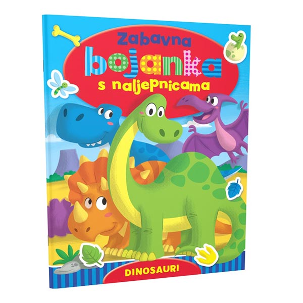 BOJANKA "ZABAVNA BOJANKA" art. 7262/1-4 ND - Dinosauri