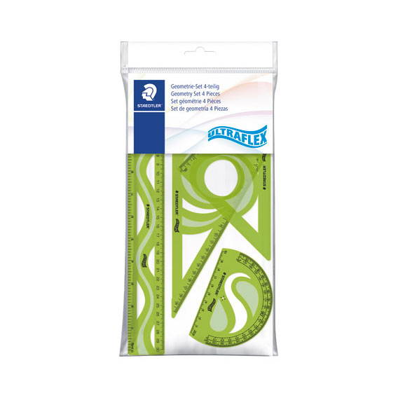 GEOMETRIJSKI SET STAEDTLER 4/1 ULTRAFLEX 569B4UF - Zelena