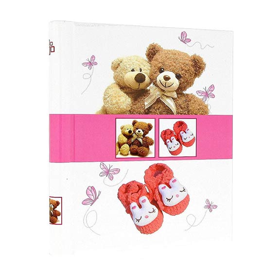 FOTO ALBUM 20 STRANA 12x28 cm DRS10 BEAR - DRS10 Bear rozi motiv