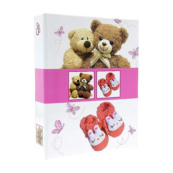 FOTO ALBUM 10x15 cm 200 SLIKA DPH46200 BEAR - dph46200 bear rozi motiv