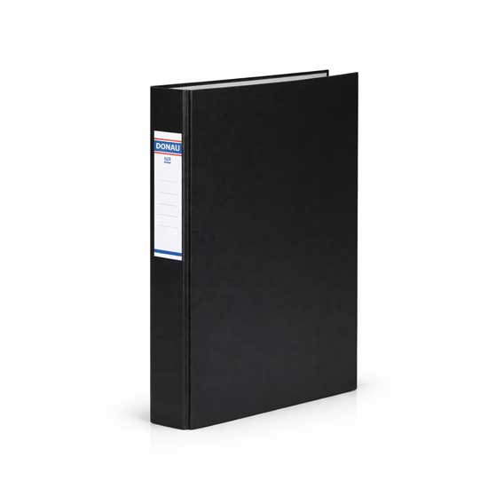 MAPA ZA BUŠENE LISTOVE A-4 4 RINGA - Crna