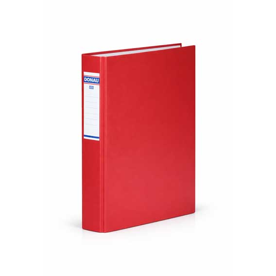 MAPA ZA BUŠENE LISTOVE A-4 4 RINGA - Crvena